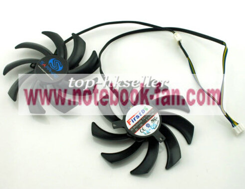 New 85mm Video Card Dual-X Fan HD 7790 7850 7870 7950 39mm - Click Image to Close